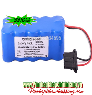 Pin máy đo Pin Nihon KOden 12v 3000MaH; NiMh 12v 3000mAh NiHon KOden